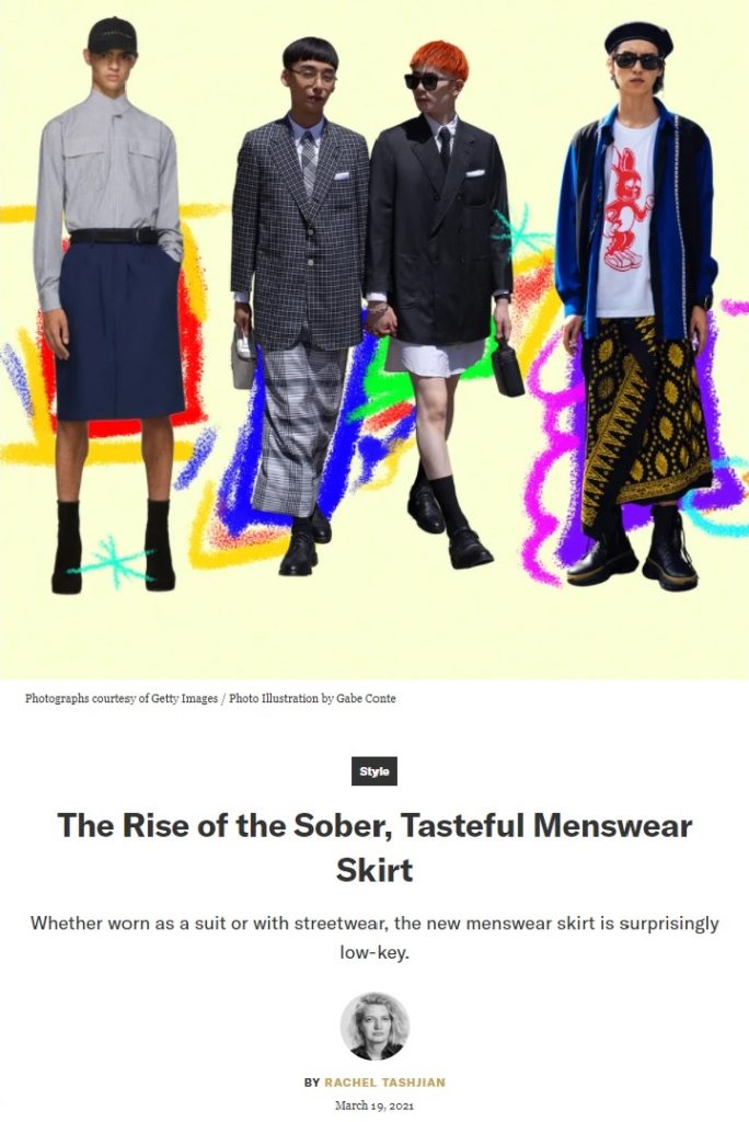 NY Men’s Fashion Mag Says Kain Pelikat Is “IN” But Mislabel It A “Skirt”