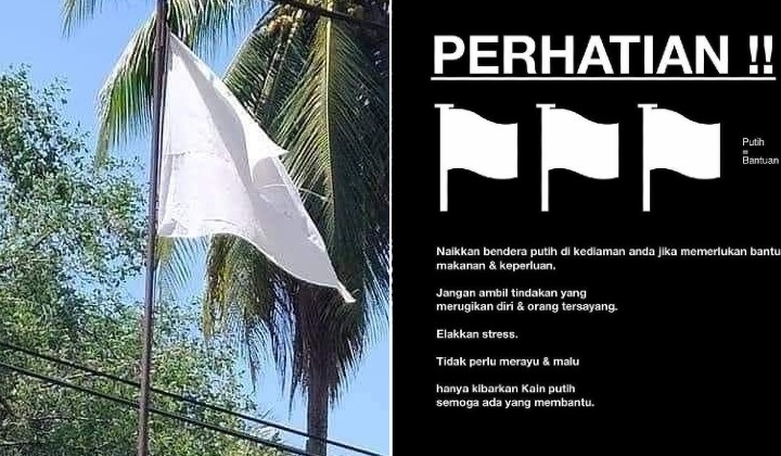 Bendera putih malaysia