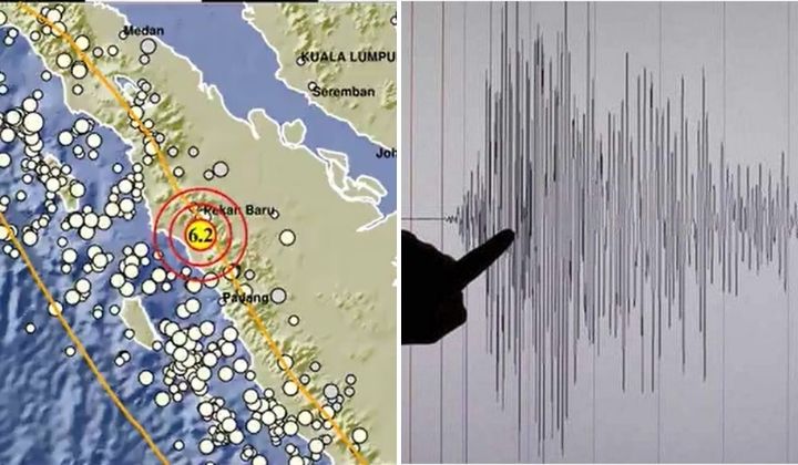 Gegaran gempa bumi terkini