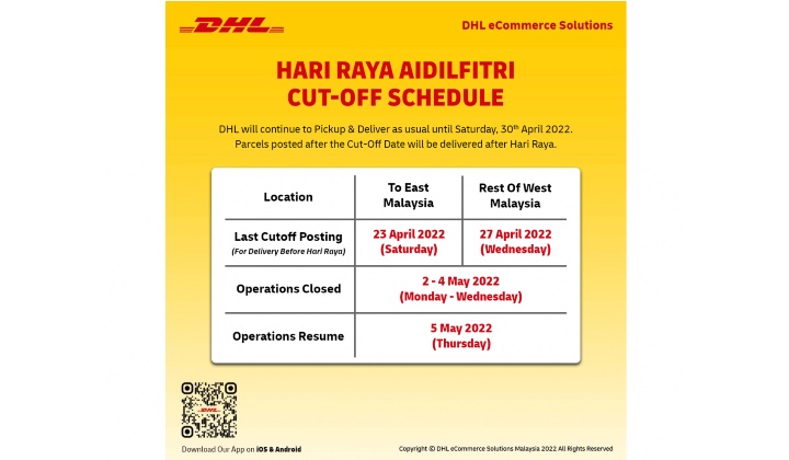 Delivery times malaysia dhl DHLontheGo