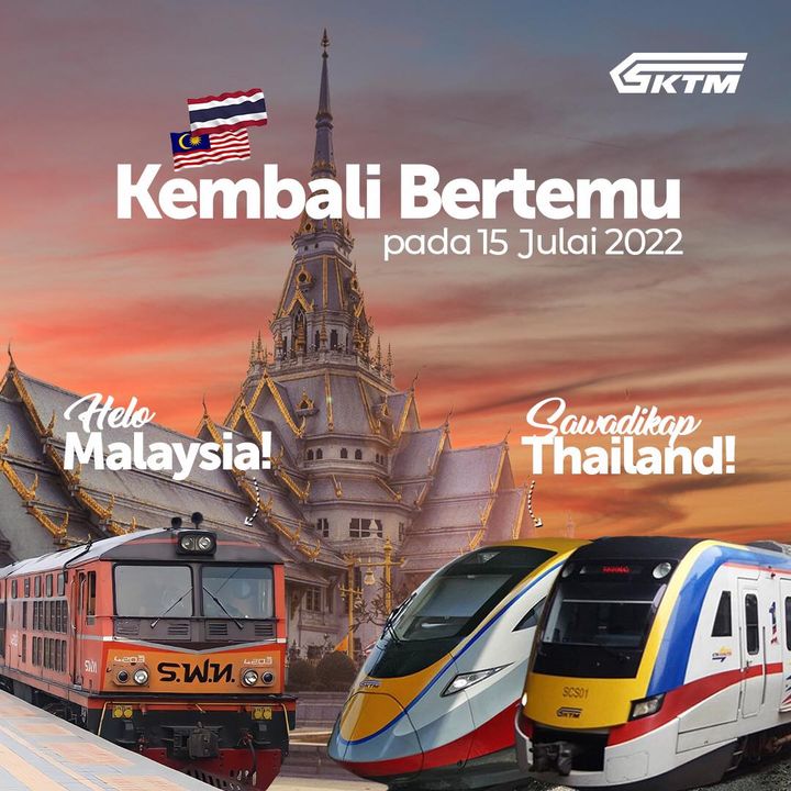 travel malaysia to thailand by train