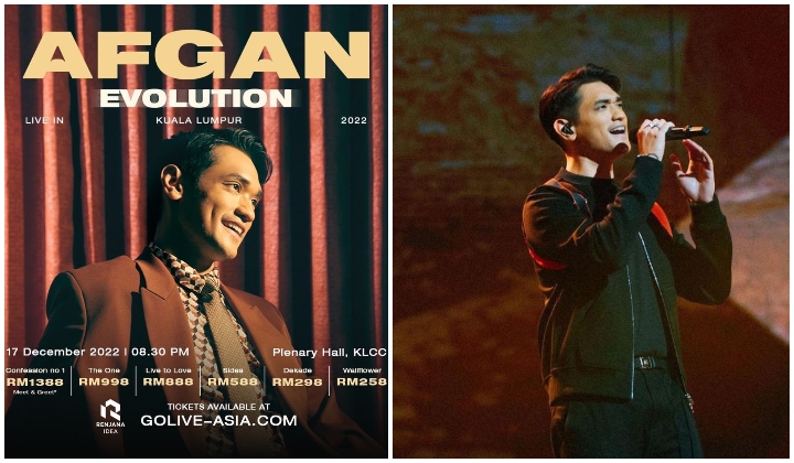Konsert Afgan Live In Malaysia Disember Ini Di Plenary Hall, KLCC. Tiket Dijual Serendah RM258!