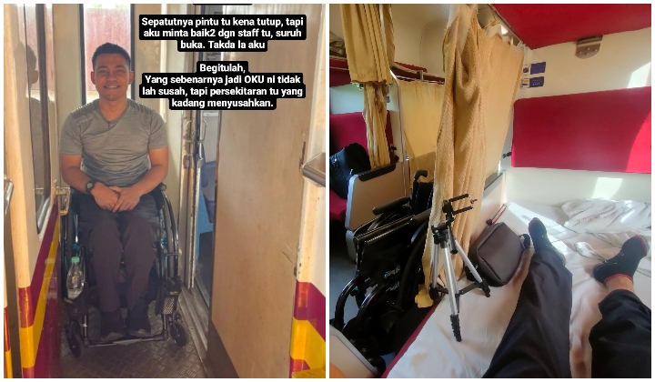 Pemuda OKU Kongsi Pengalaman Naik Tren 'Solo' Pergi Thailand Dari Ipoh. Menarik Juga!
