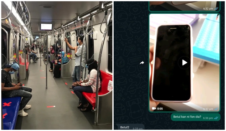 Tertinggal Telefon Dalam LRT, Gadis Ini Jumpa Semula Selepas 13 Bulan