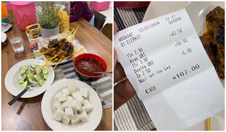 "DagingWagyu Ke?" Pelanggan Terkejut Beli 30 Cucuk Sate Harga RM107 Di Cheras