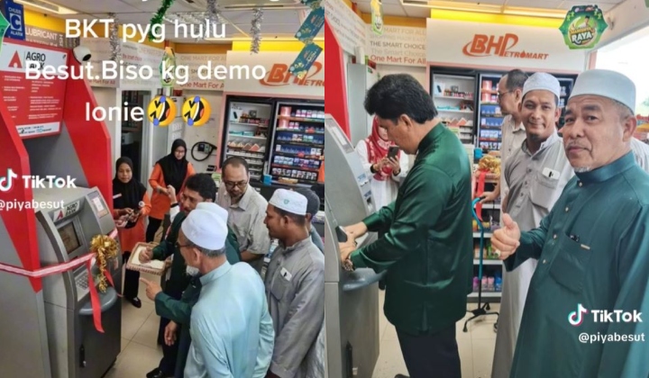 "Bukan Semua Tempat Ada"- Perasmian Mesin ATM Di Terengganu Jadi Pertikaian Netizen