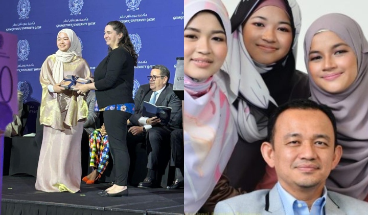 Anak Dr Maszlee Raih 6 Anugerah & Dinobat Pelajar Pertama Asia Tenggara Raih CGPA 4.0 Di Qatar (1)