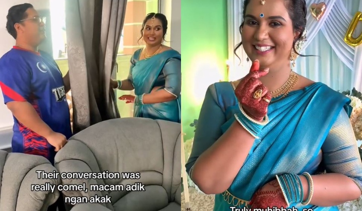 [Video] Wanita Bangsa India Tumpang Bersiap Di Rumah Jiran Melayu Sebelum Majlis Tunang