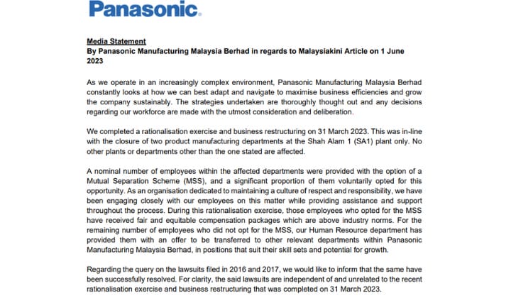 Panasonic Malaysia - Figure 1