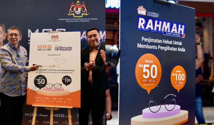 Inisiatif Payung RAHMAH Diperluas Ke Pakej Cermin Mata Serendah RM50