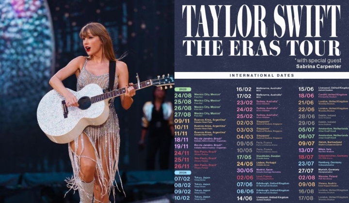 Konsert Taylor Swift 3 Hari Di Singapura, Ramai Peminat Di Malaysia Kecewa