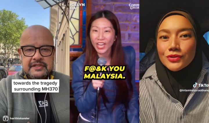 Pelawak Malaysia & Keluarga Mangsa MH370 Beri Respon Tentang Jenaka Melampau Jocelyn Chia