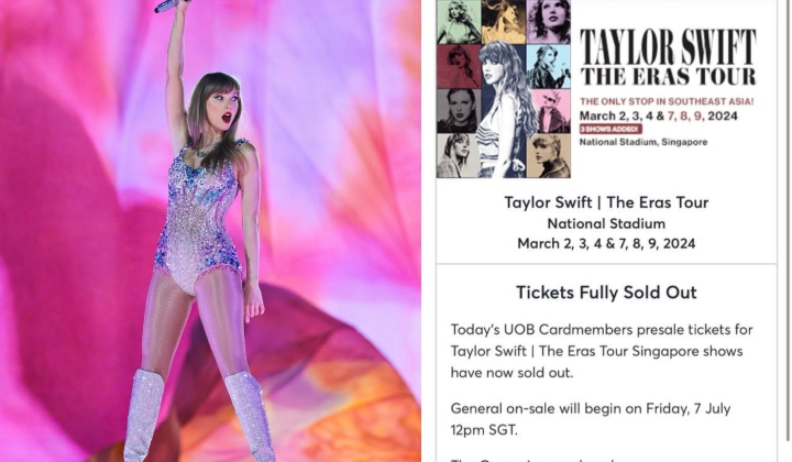 Lebih 1 Juta Pemegang Akaun Bank UOB Sertai Pra-Jualan Tiket Konsert Taylor Swift (2)
