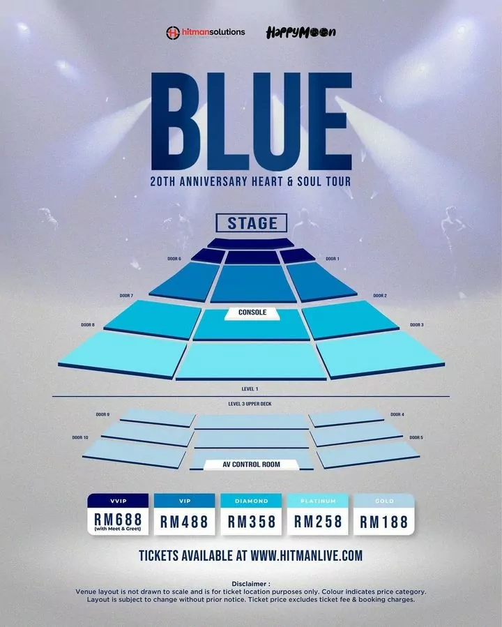 blue boy band tour 2022